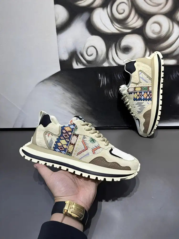 Chaussures de Sport Homme Brodées Haute Qualité