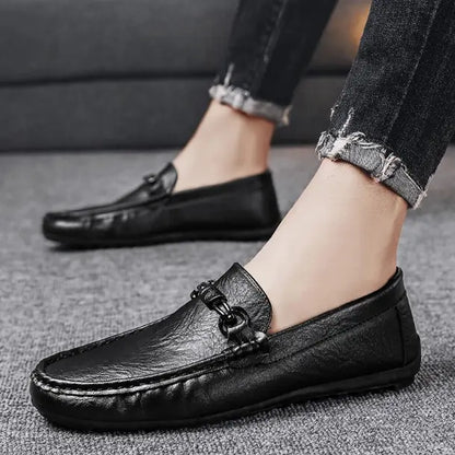 Mocassins pour Homme à Bout Rond