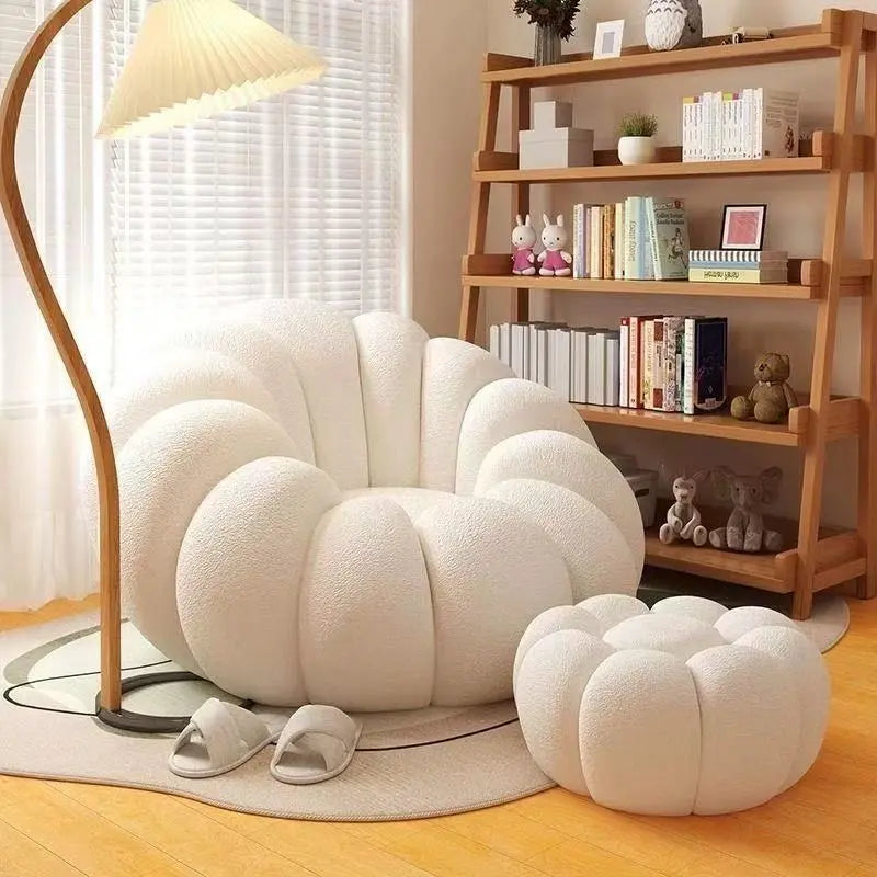 Chaise Relax avec Forme Citrouille Moderne