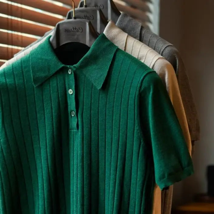 Chemise Homme Unie à Manches Courtes
