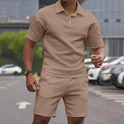 Ensemble Chemise et Short Casual pour Homme