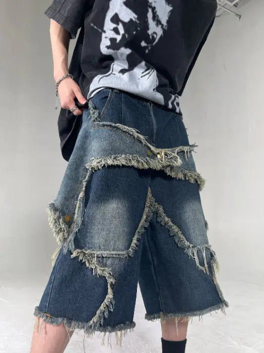Shorts en Denim avec étoile rétro