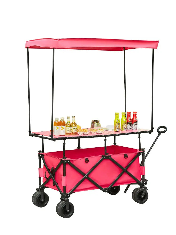 Chariot de Rue Pliable avec Parasol