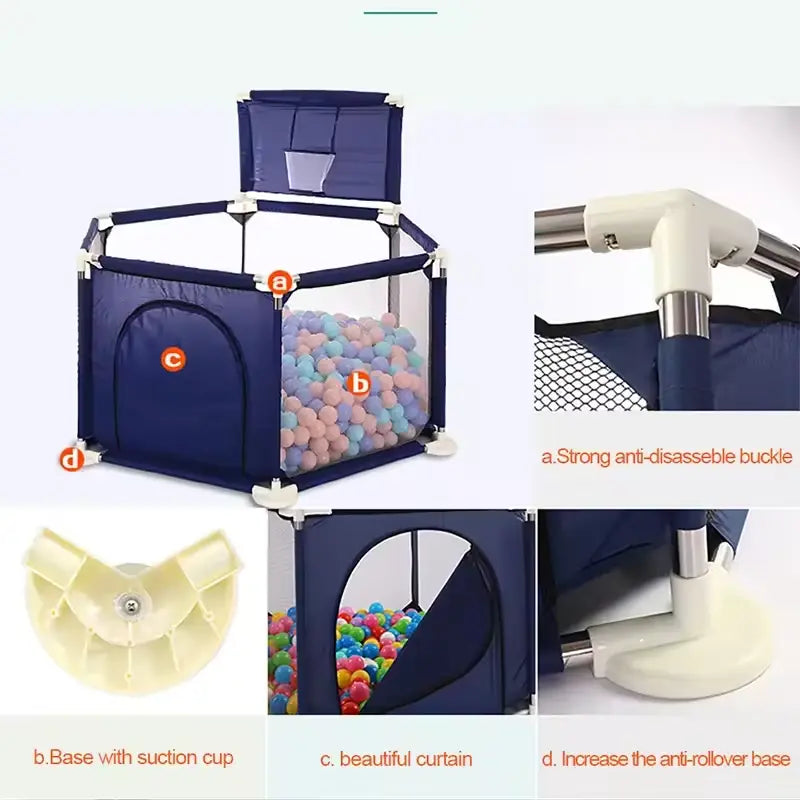 Corral de Jeu pour Bébé Modulable