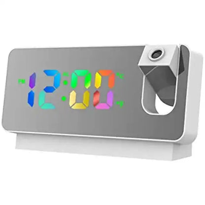 Réveil à Projection LED avec Écran et Miroir HD