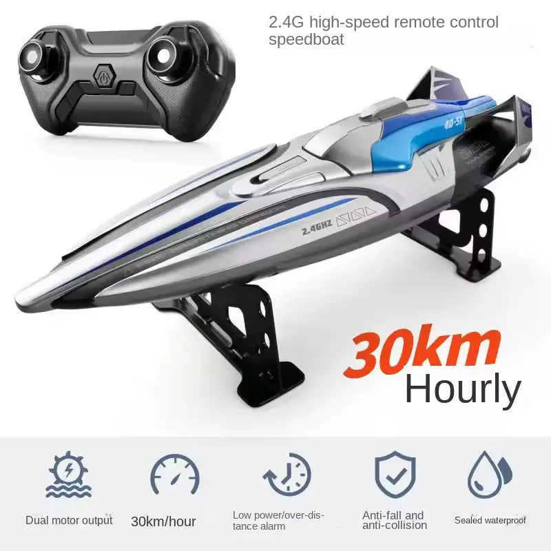 Bateau RC Rechargeable pour Enfants