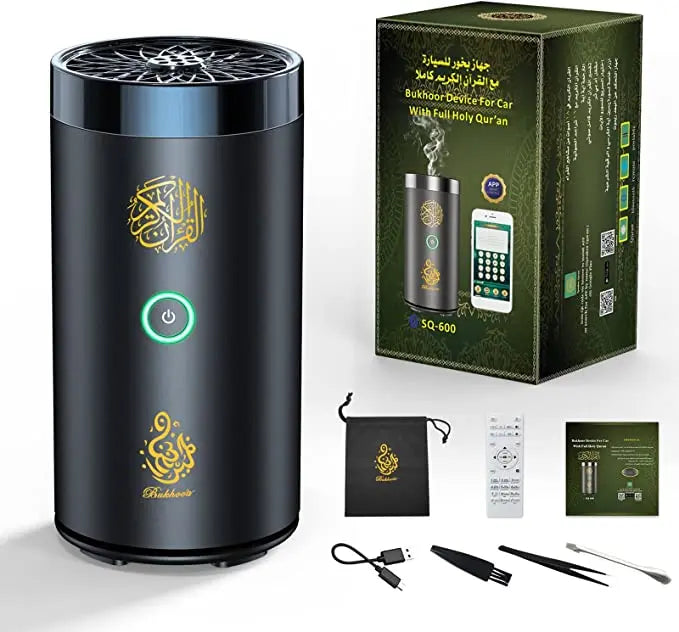 Diffuseur d'Encens Mubkhar avec Lecteur de Coran