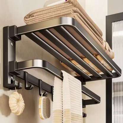 Porte-serviettes Mural en Acier Carbone