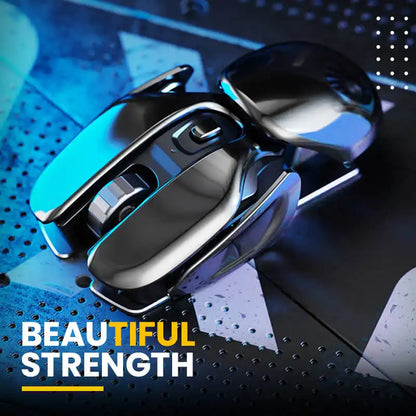 Souris Ergonomique Métallique Rechargeable
