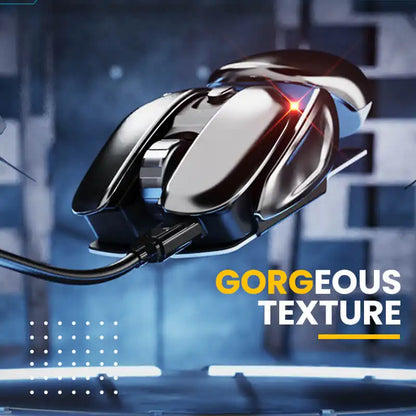 Souris Ergonomique Métallique Rechargeable