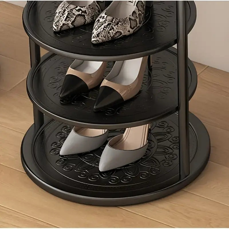 Étagère à Chaussures Métallique 5 Niveaux
