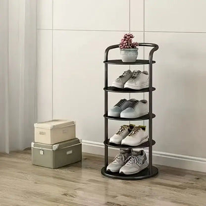 Étagère à Chaussures Métallique 5 Niveaux
