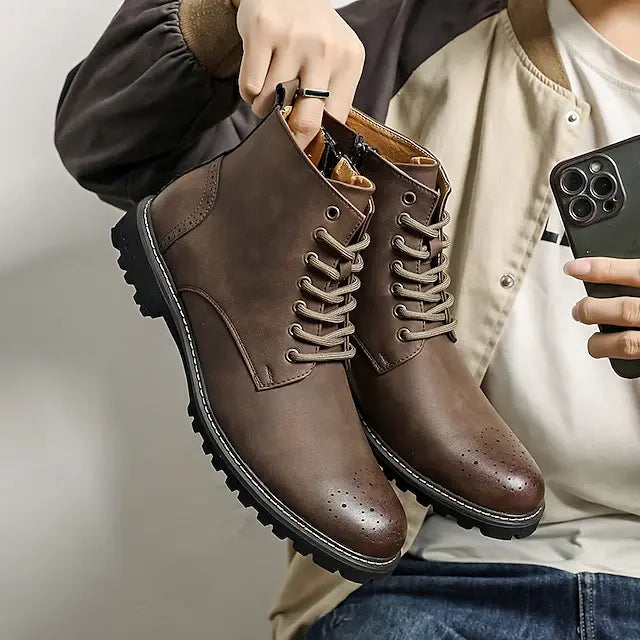 Bottines Habillées à Fermeture Zip