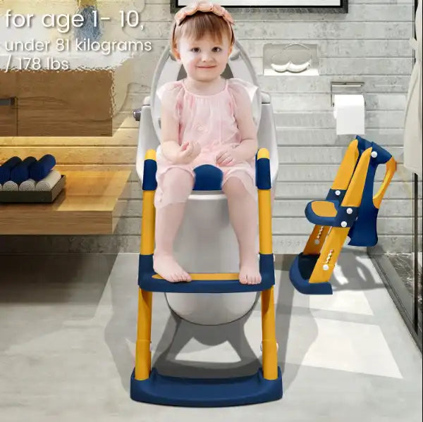 Toilette Enfant avec Marches Ajustables YD