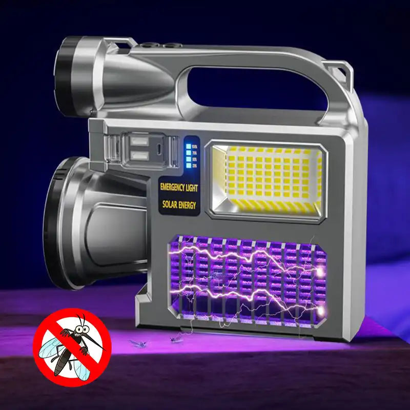 Lampe solaire portative avec tue-moustiques