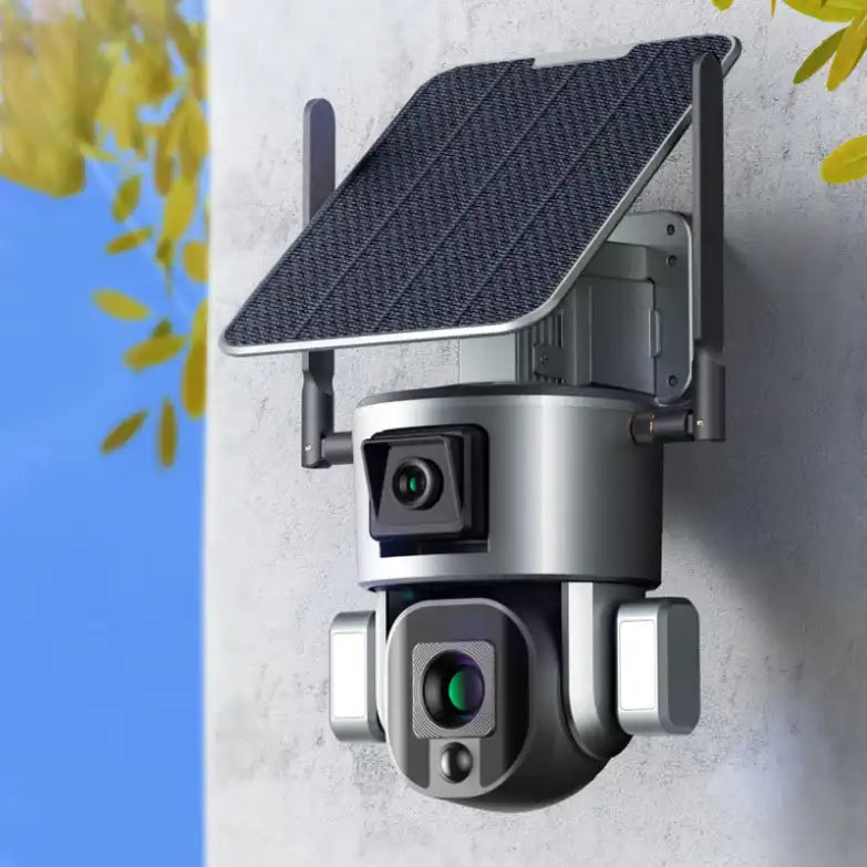 Caméra Solaire 4K avec Zoom Motorisé x10