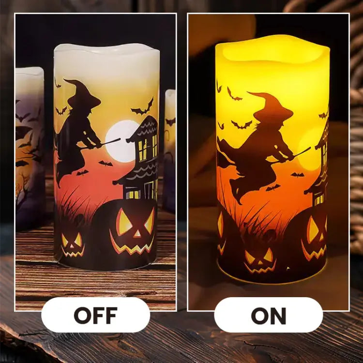 Lot 3 Bougies LED Décoratives Sans Flamme