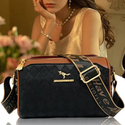 حقيبة الكتف بنمط الألماس للمرأة الليبية
